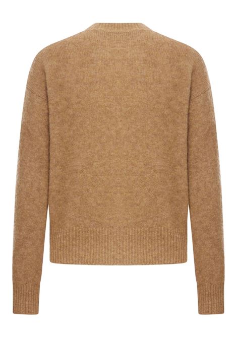 ami sweater man caramel AMI PARIS | HKS824.KN0021280